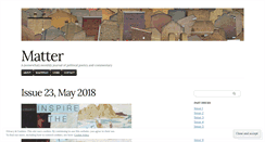 Desktop Screenshot of mattermonthly.com